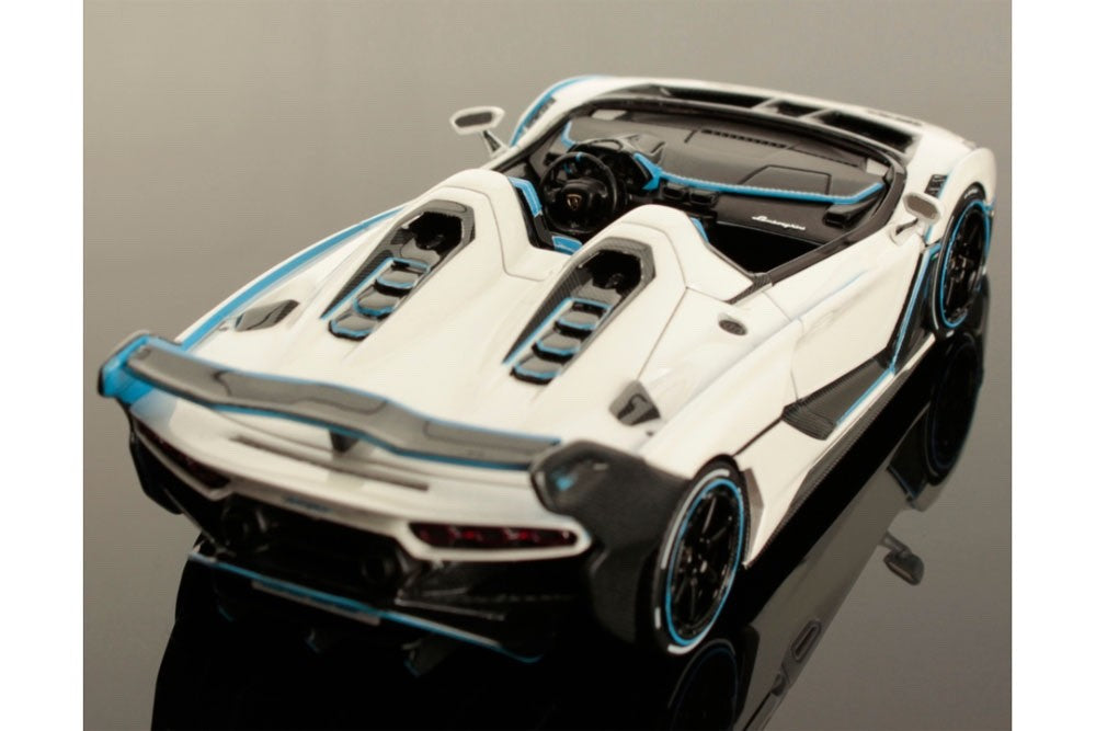 Looksmart LS518 1/43 Lamborghini SC20 2020 Shiny White One-Off Roadster Resin