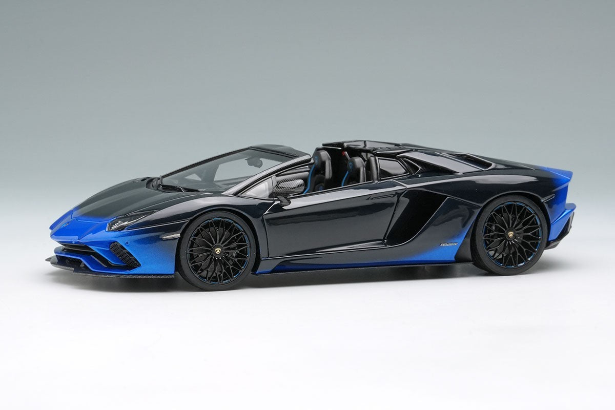 EIDOLON EM767A 1/43 Lamborghini Aventador S 2018 Blue Resin Limited 100pcs