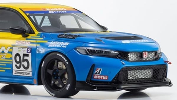 Kyosho KSR18067Y 1/18 Honda Civic FL5 Spoon No.95 Resin