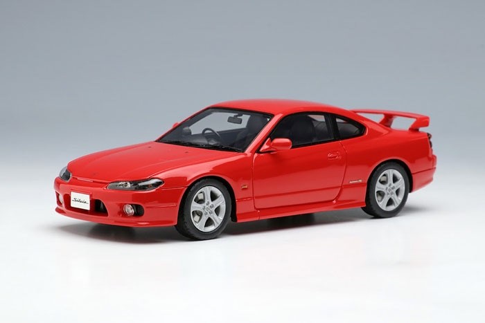 Make Up EIDOLON EM628D 1/43 Nissan Silvia S15 Spec R Aero Super Red 1999