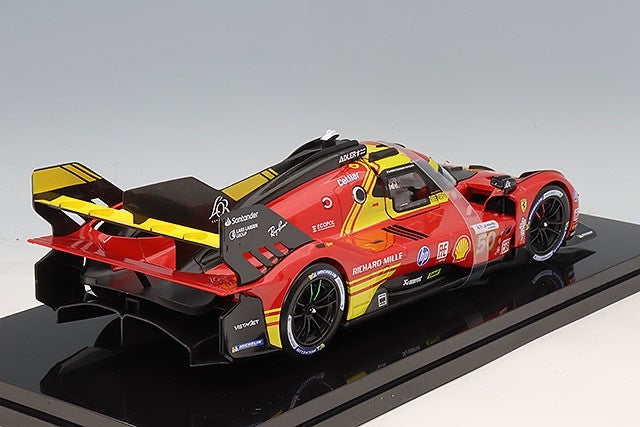 Bburago K18-16312R 1/18 Ferrari 499P #50 Winner Le Mans 2024 Red Diecast w/Case