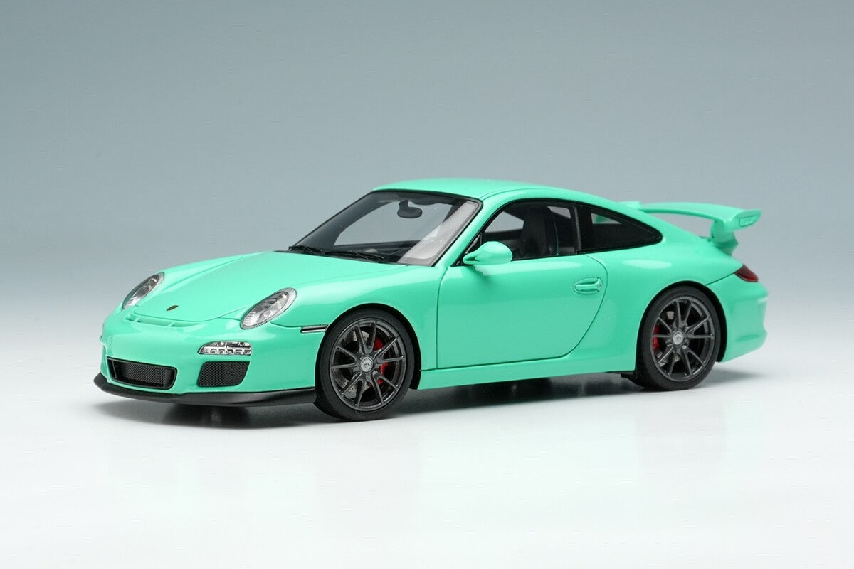 Make Up Eidolon EM602G 1/43 Porsche 911 (997.2) GT3 2010 Mint Green (Resin)