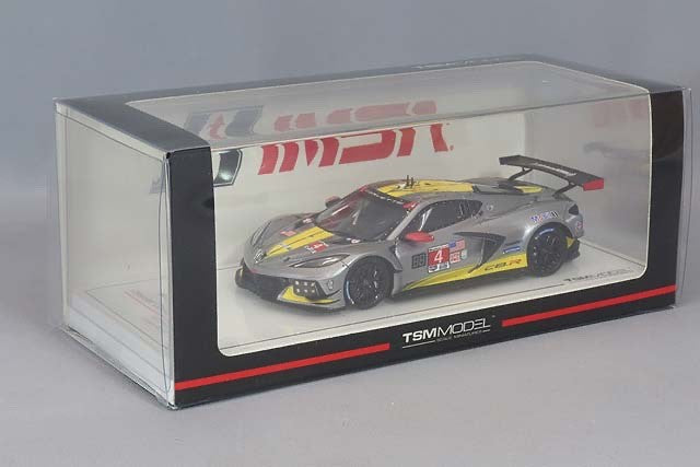 TSM TSM430640 1/43 Chevrolet Corvette C8.R 2022 IMSA Daytona 24H #4 Silver Resin