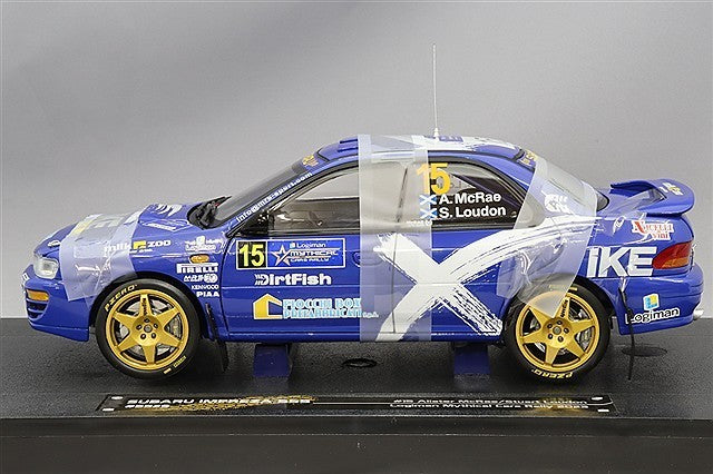 Sun Star SS5529 1/18 Subaru Impreza 555 Rally 2023 #15 Diecast