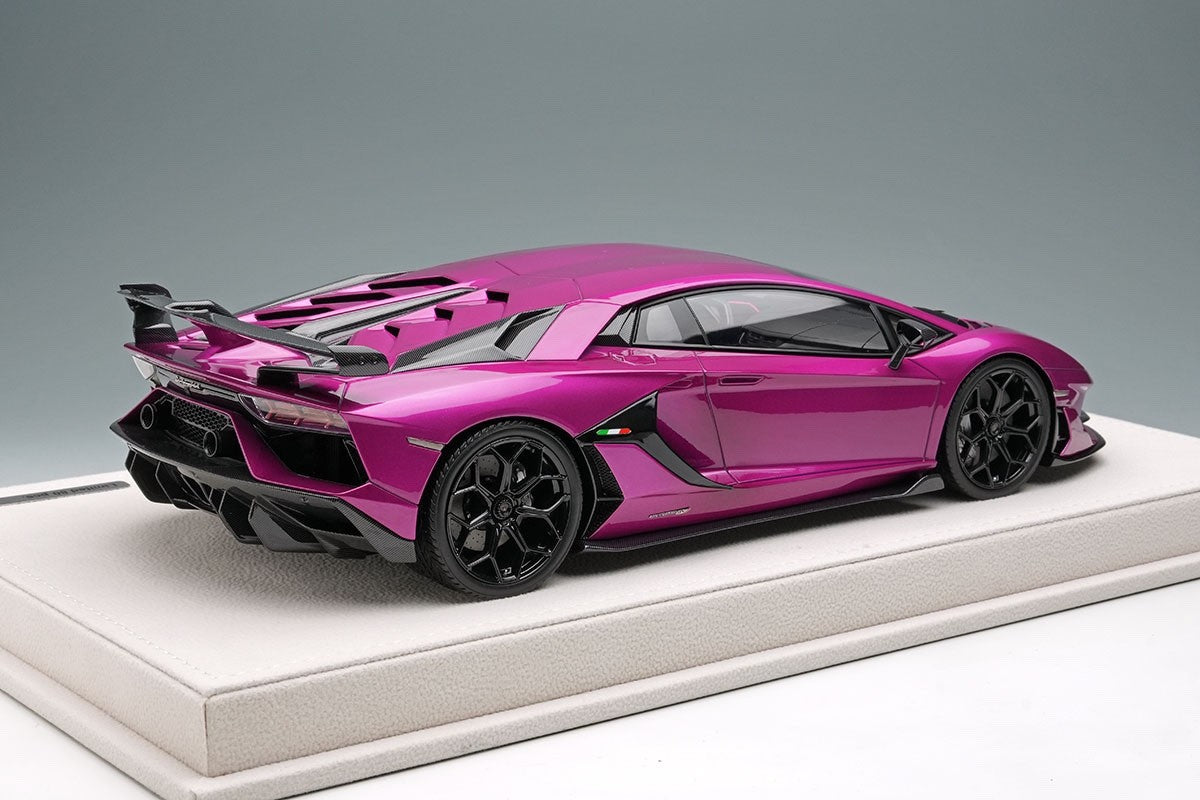 EIDOLON EML025G 1/18 Lamborghini Aventador SVJ 2018 Viola Ashifa Resin Ltd 80pcs