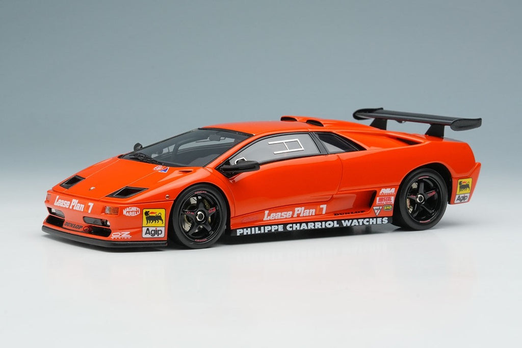 EIDOLON EM785E 1/43 Lamborghini Diablo SVR Racing 1996 Orange with Black Wheels