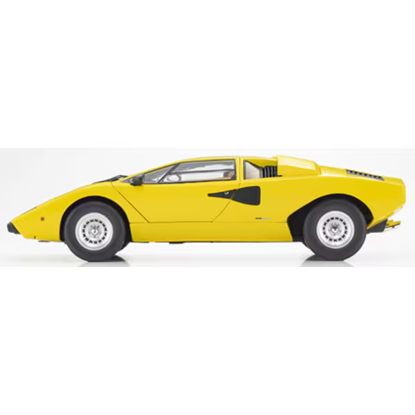 Kyosho KS08321YT 1:18 Lamborghini Countach LP400 Yellow Diecast Model Car
