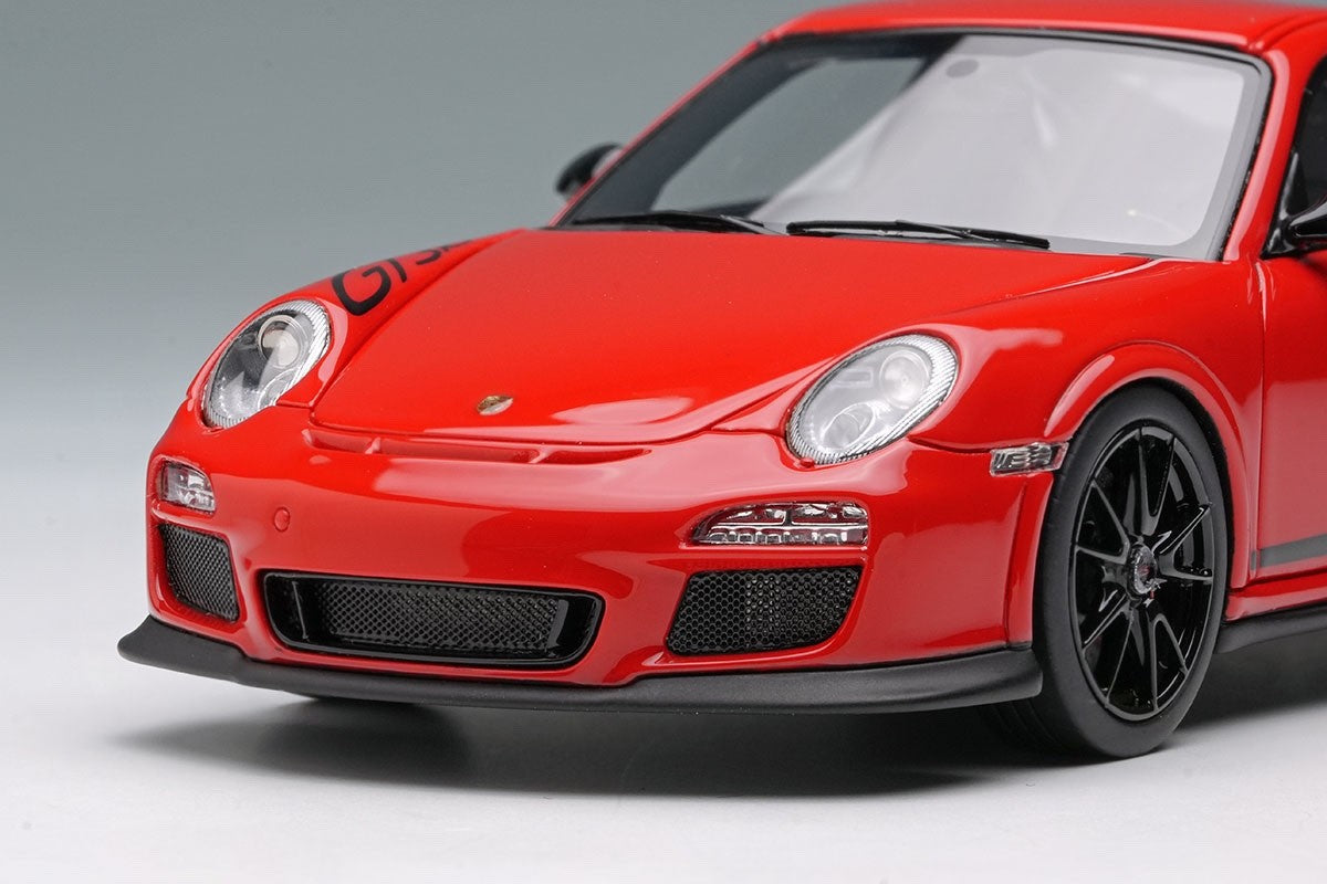 EIDOLON EM603D 1/43 Porsche 911 997.2 GT3 RS 2010 Guards Red Black Stripe Resin