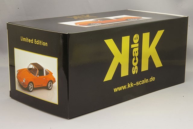 KK Scale KKDC180472 1/18 Porsche Singer 911 Targa Orange Diecast