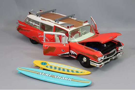 Auto World KS-AW312 1/18 Cadillac Eldorado Ambulance 1959 Surf Shark Multi Color