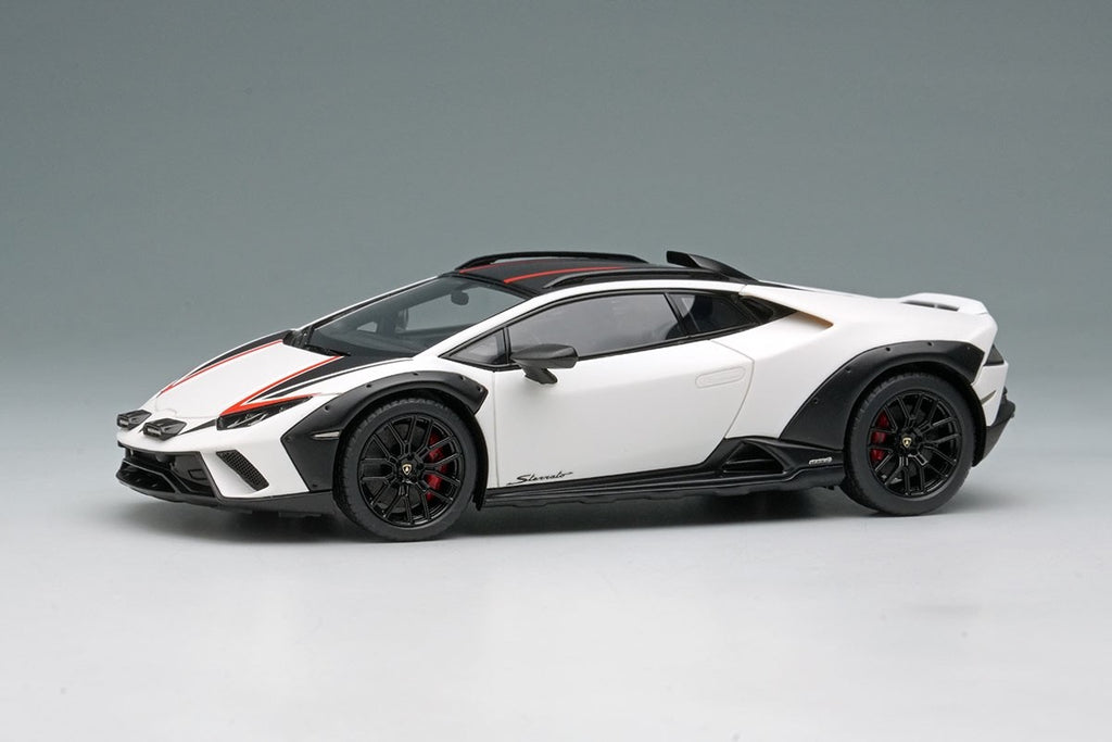 EIDOLON EM738F 1/43 Lamborghini Huracan Sterrato 2024 Matte White Stripe Resin