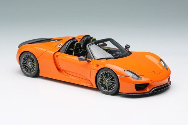 EIDOLON EM568H 1/43 Porsche 918 Spyder 2011 Orange Resin Limited 60pcs