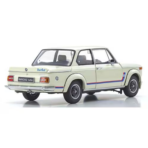 Kyosho KS08544W - 1/18 BMW 2002 Turbo White [Die-cast Model Car]