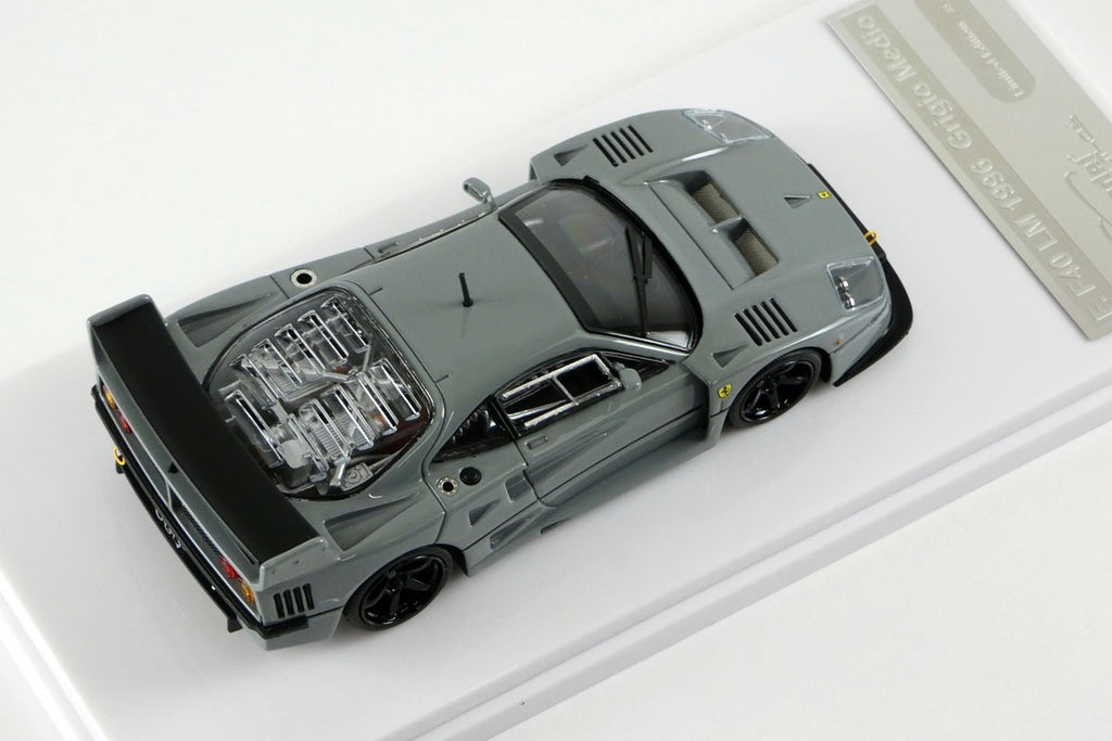 Tecno Model TM43-67E 1/43 Ferrari F40 LM Press 1996 Middle Gray Black Resin
