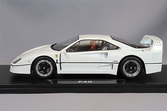 KK Scale KKDC180695 1/18 Ferrari F40 Brunei White Supercar