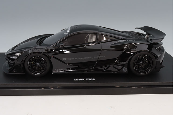 GT Spirit GTS516 1/18 LB-WORKS McLaren 720S Widebody 2023 Black Resin