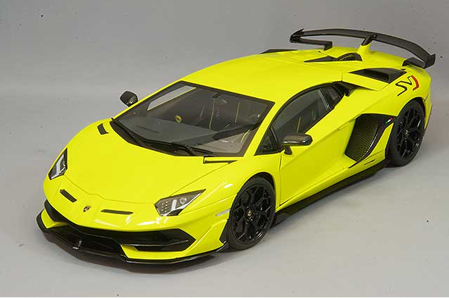 AUTOart 79175 1/18 Lamborghini Aventador SVJ Pearl Yellow Composite