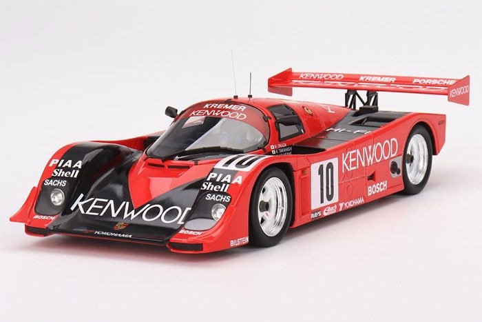 Top Speed TS0473 1/18 Porsche 962 CK6 1990 Le Mans Black #10 Kremer Kenwood