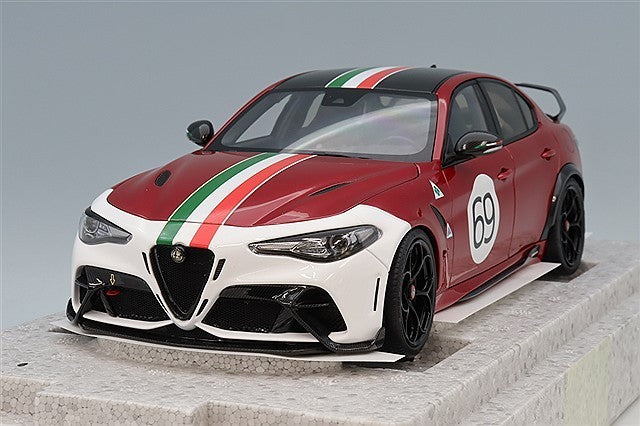 MOTORHELIX FS-M89010 1/18 Alfa Romeo Giulia GTAm #69 Red Italy