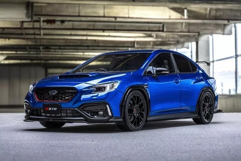 Kyosho Samurai KSR18069BL 1/18 Subaru WRX STI S210 Complete Car Blue