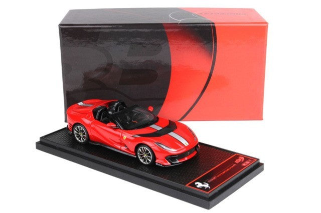 BBR BBRC263C2 1/43 Ferrari 812 Competizione A Rosso Corsa / Silver Limited 68pcs