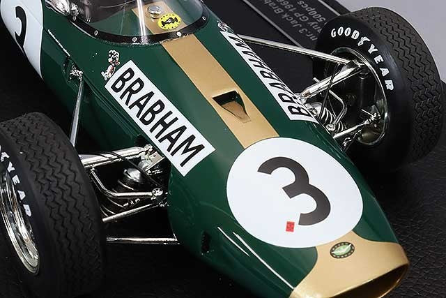 TOPMARQUES GRP116A 1/18 Brabham BT19 1966 German GP Winner Resin