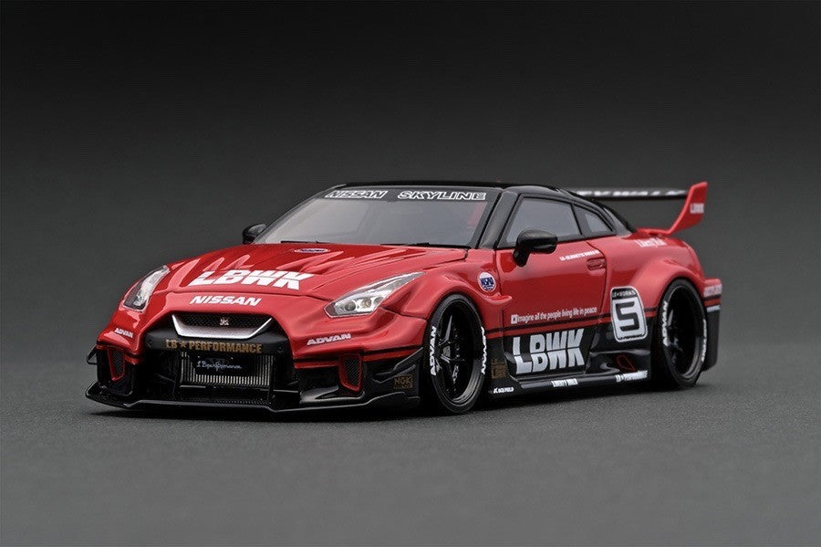 Ignition Model IG2543 1/43 Nissan LB-Silhouette 35GT-RR Red/Black