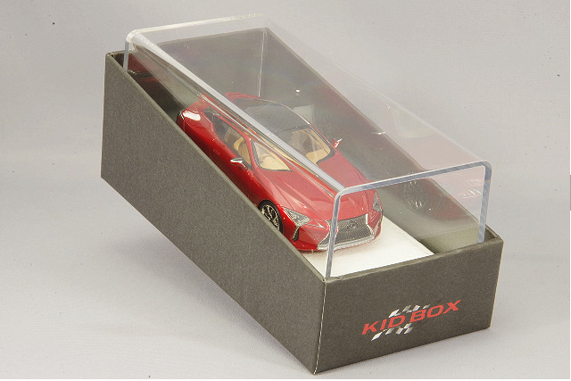 ENIF EX4001 1/43 Lexus LC500 S Package RHD Radiant Red Contrast Resin