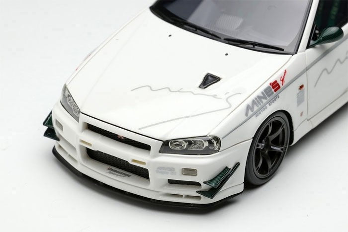 Make Up EIDOLON EM642 1/43 Mine's Skyline GT-R BNR34 V-spec N1 2021 RAYS TE37