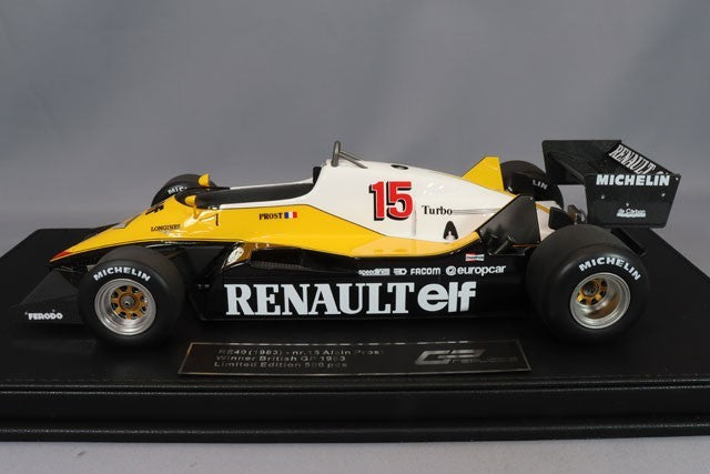 GP Replicas GRP143A 1/18 Renault RE40 1983 British GP Winner No.15