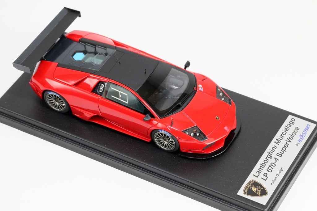 Looksmart LS379C 1/43 Lamborghini Murcielago LP670-4 SV 2009 Metallic Red Ltd 25
