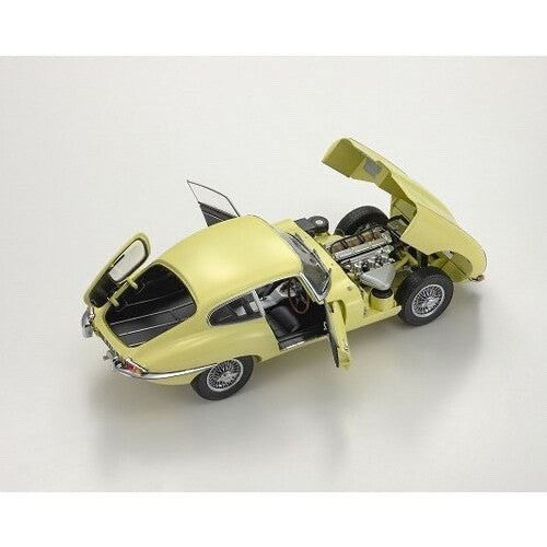 Kyosho KS08954LY 1/18 Jaguar E-Type Pale Primrose Light Yellow