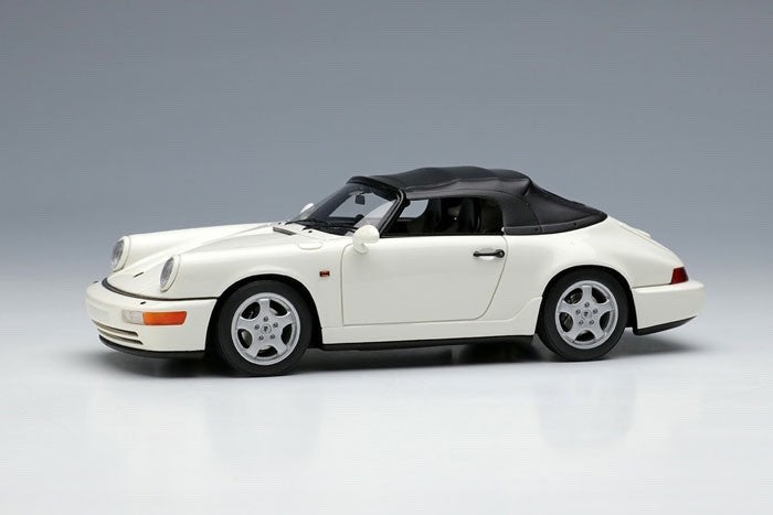 VISION VM165C 1/43 Porsche 911 964 Carrera 2 Speedster 1993 White Resin