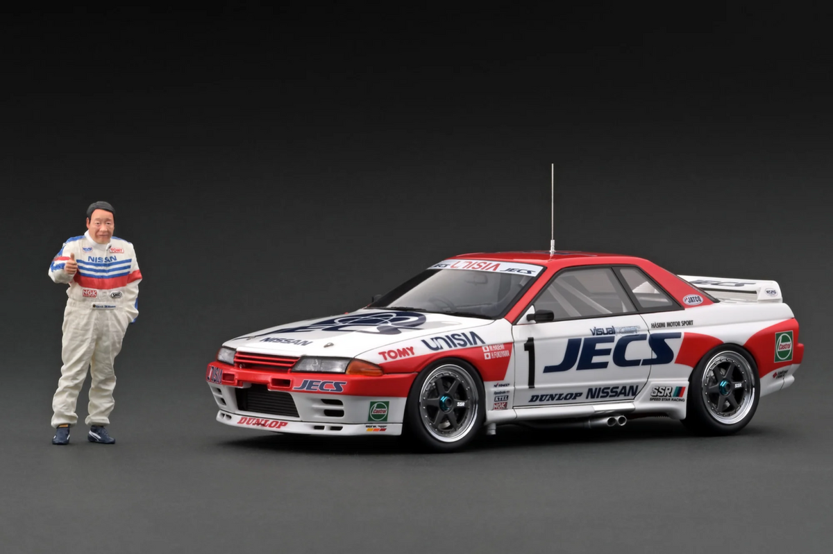 Ignition Model IG3141 1/18 JECS Nissan Skyline GT-R R32 1992 JTC with Hasemi