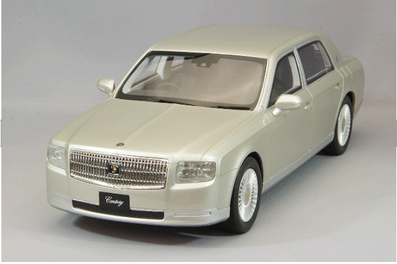 Kyosho KSR18036S 1/18 Toyota Century Radiant Silver Metallic Resin