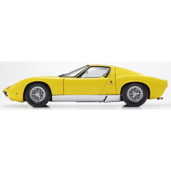 Kyosho KS08314Y 1/18 Lamborghini Miura P400 Yellow Diecast Model Car
