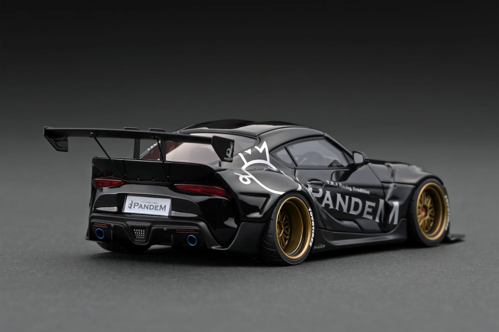 Ignition Model IG2147 1/43 PANDEM Toyota Supra A90 Black Metallic Resin