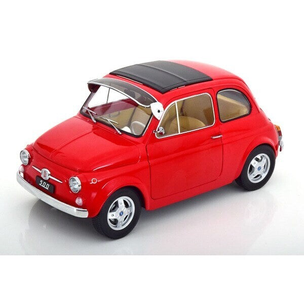 KK Scale KKDC120061 - 1/12 Fiat 500 F Custom 1968 Red [Die-cast Mini Car]