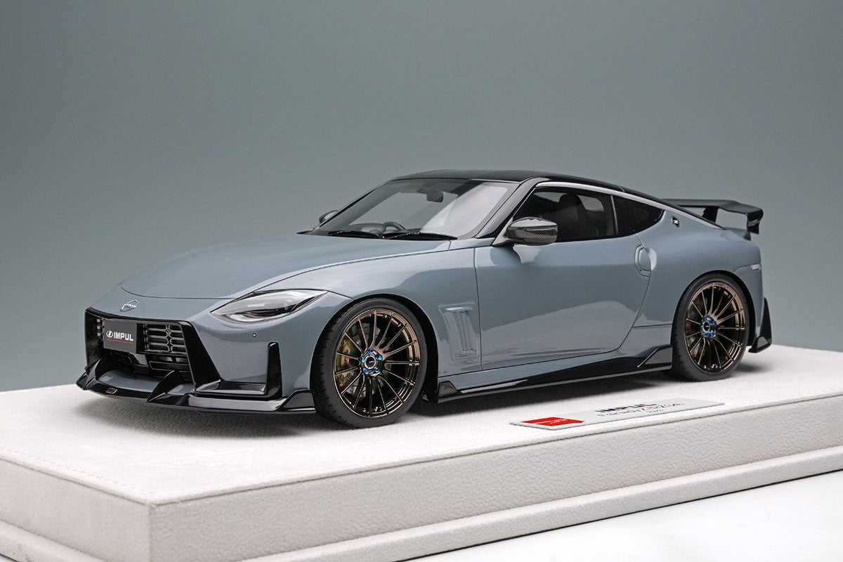 Make Up EIDOLON EML194D 1/18 IMPUL Fairlady Z 2023 Gray Black Resin Limited 60ps