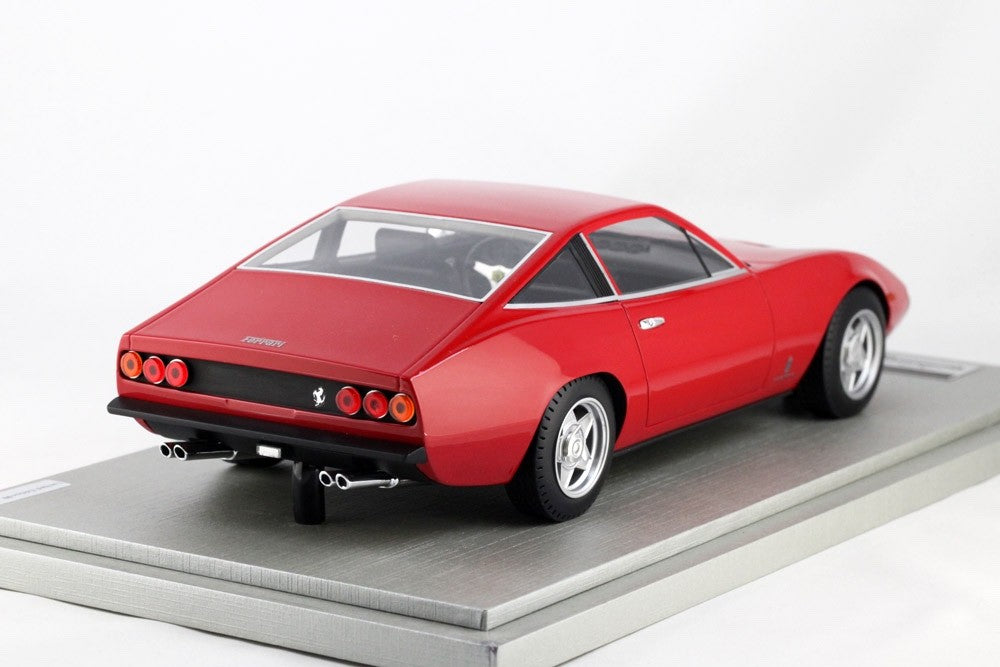 Tecno Model TM18-92A 1/18 Ferrari 365 GTC/4 1971 Rosso Corsa Black Int Resin Ltd