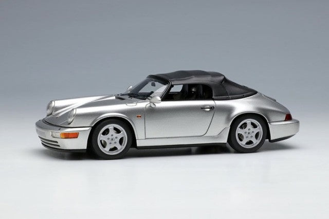 Make Up EIDOLON VM165A 1/43 Porsche 911 964 Carrera 2 Speedster Silver 1993