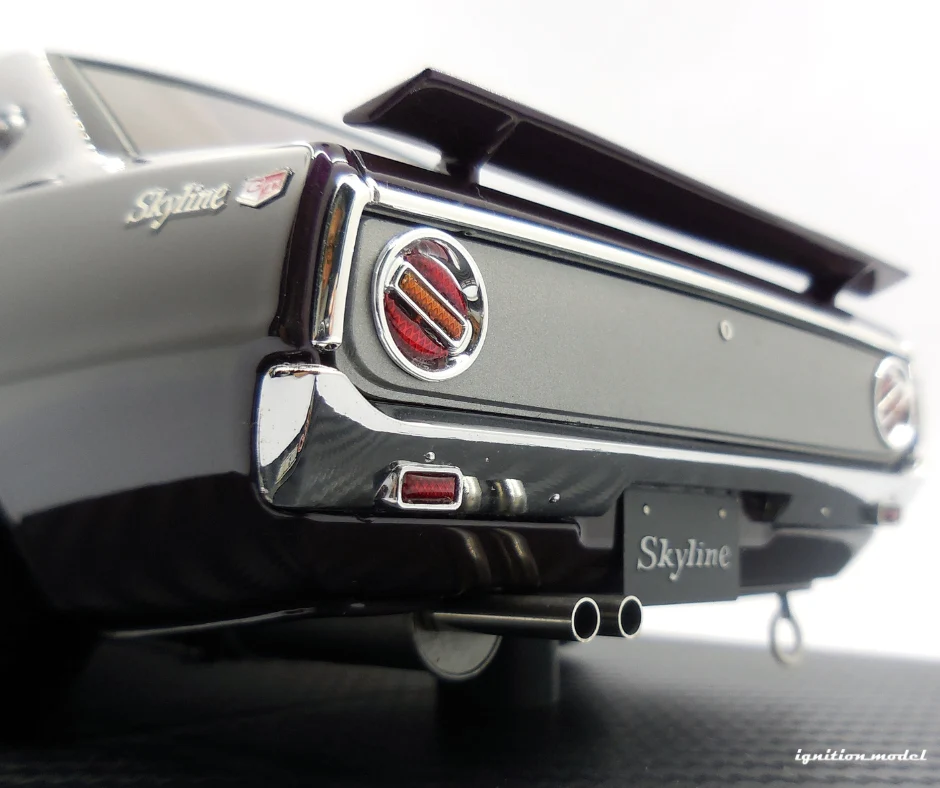 Ignition Model IG3270 1/18 Nissan Skyline Kenmeri GC110 GT-X Purple Resin
