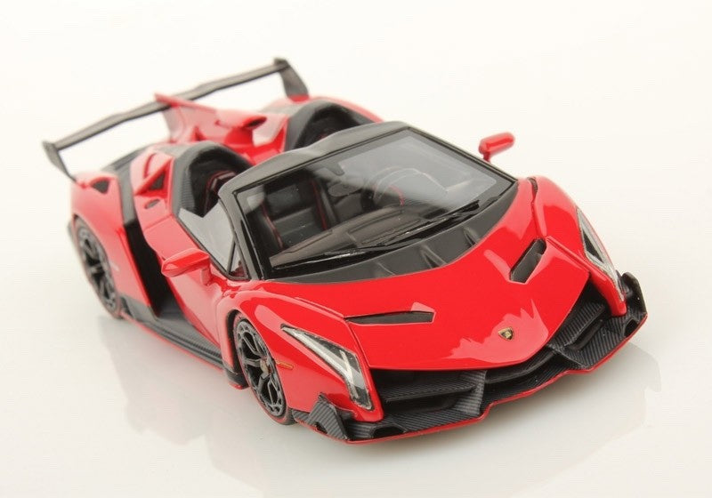 Looksmart LS429D 1/43 Lamborghini Veneno Roadster Rosso Mars Pearl Red Resin