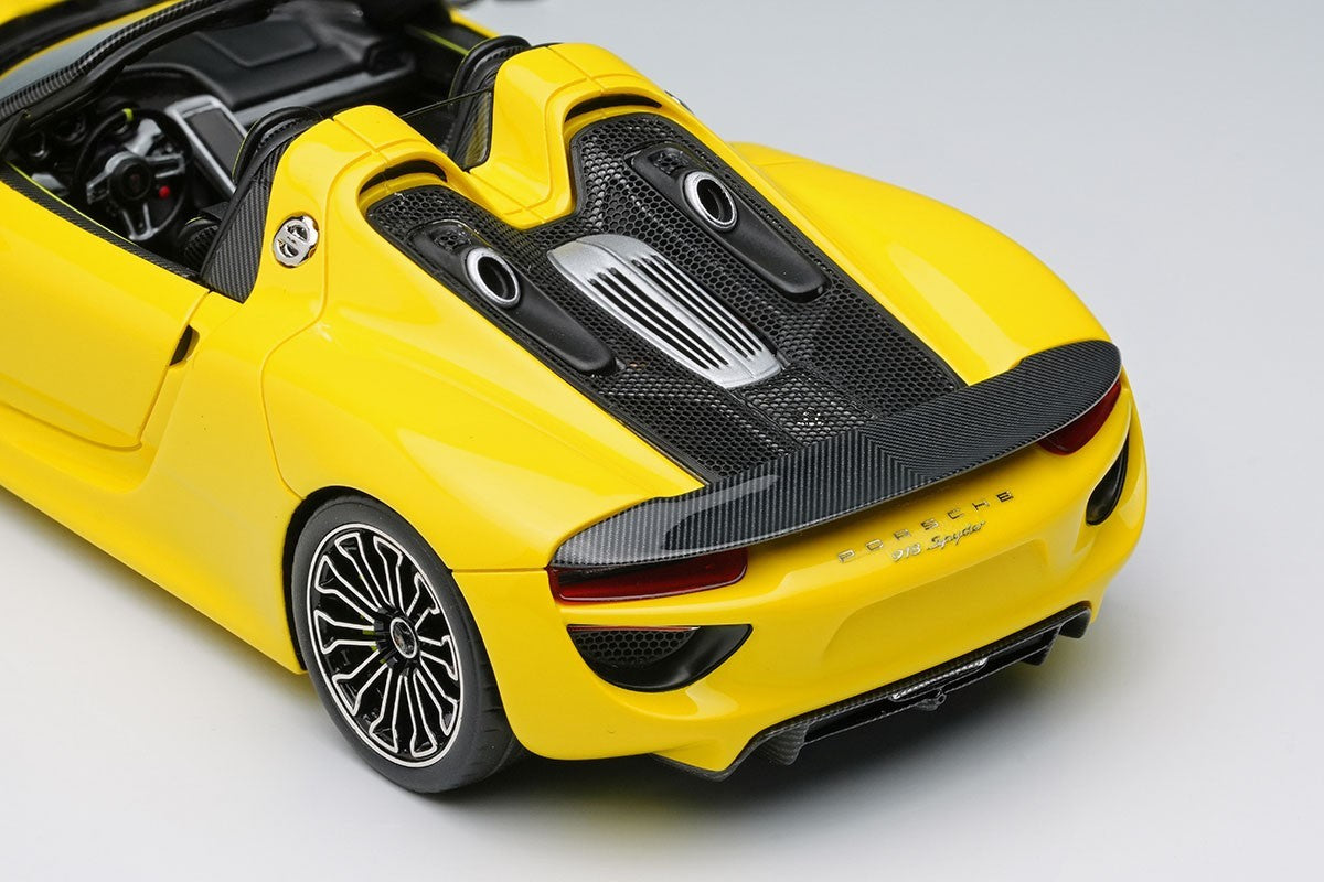 EIDOLON EM568G 1/43 Porsche 918 Spyder 2011 Yellow Resin Limited 80pcs