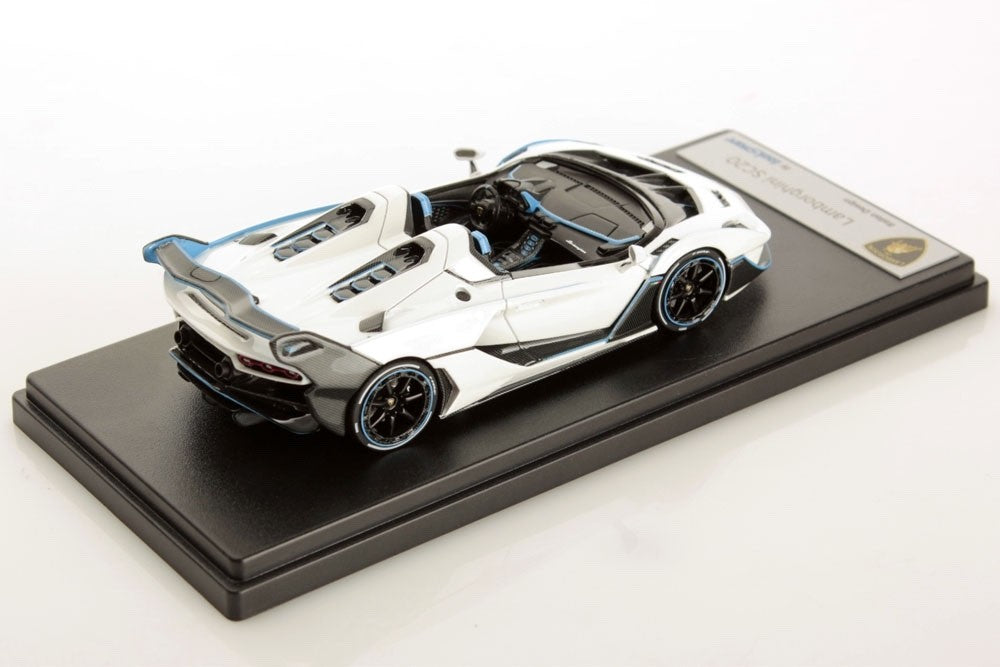 Looksmart LS518 1/43 Lamborghini SC20 2020 Shiny White One-Off Roadster Resin