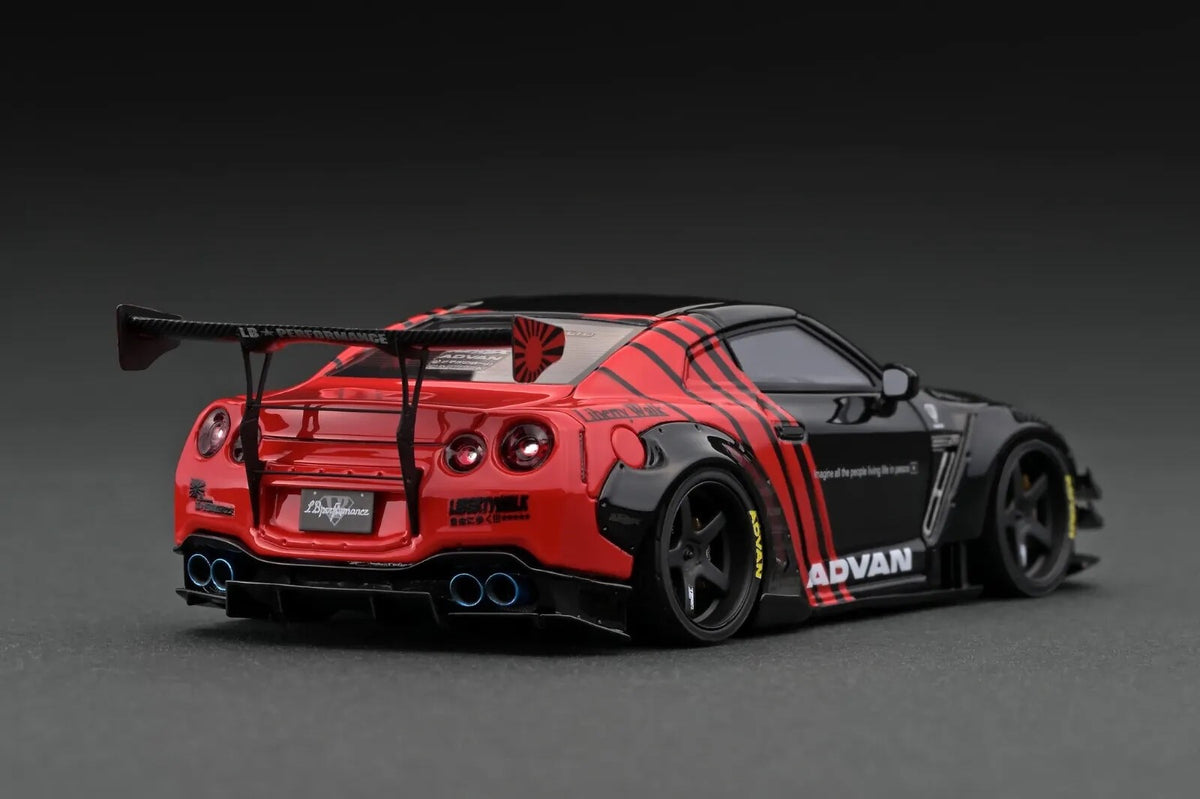 Ignition Model IG2556 1/43 Nissan GT-R R35 LB-WORKS Type2 Black/Red
