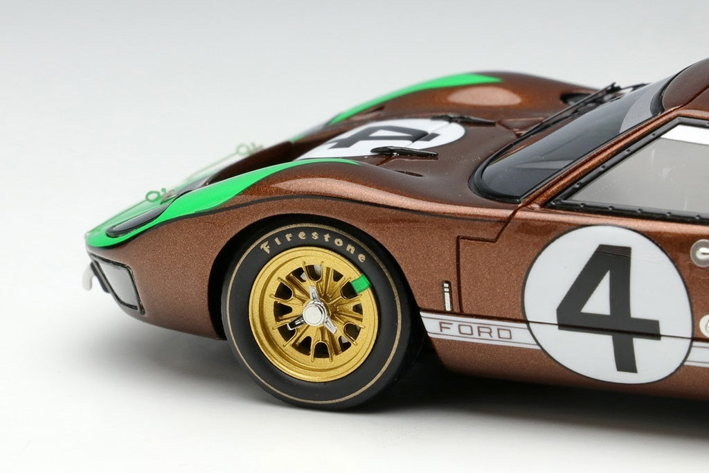 Make Up EIDOLON EM301E 1/43 Ford GT40 Mk.II Holman-Moody 1966 Le Mans 24H #4