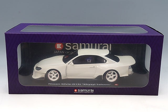 Kyosho Samurai KSR18066W 1/18 Nissan Silvia S15 Khyzyl Saleem White