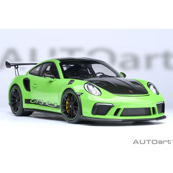 AUTOart 78179 1/18 Porsche 911 991.2 GT3 RS Weissach Green Diecast