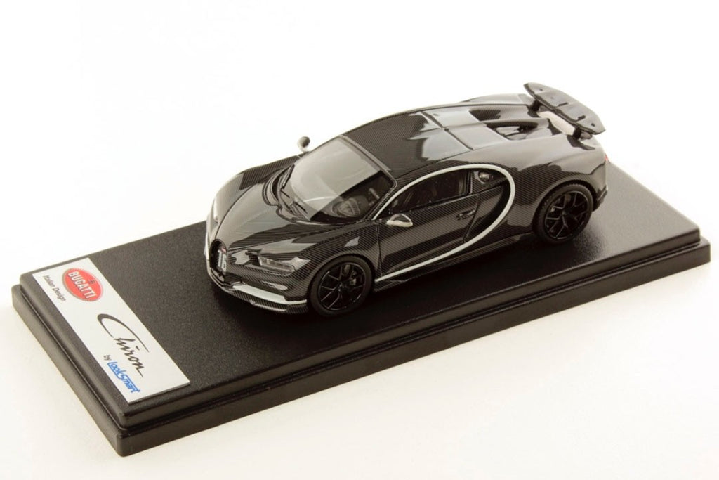 Looksmart LS490D 1/43 Bugatti Chiron Sport 2018 Grey Carbon Gris Rafale Resin